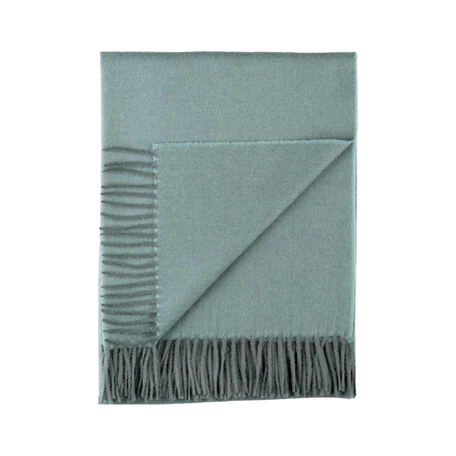 Cozy Alpaca Throw Blanket Misty Mountain Dream